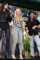 LOS ANGELES, OCT 17 - Dove Cameron, Sofia Carson, Booboo Stewart at the Stars of Descendants Personal Appearance at the Downtown Disney on October 17, 2015 in Anaheim, CA photo