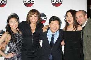 vLOS ANGELES, JAN 9 - Krista Marie Yu, Tisha Campbell-Martin, Ken Jeong, Suzi Nakamura, Jonathan Slavin at the Disney ABC TV 2016 TCA Party at the The Langham Huntington Hotel on January 9, 2016 in Pasadena, CA photo