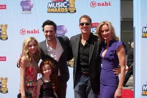 LOS ANGELES, APR 26 - Dog with a Bone Cast, G Hannelius, Stephen Full, Regan Burns, Beth Littleford at the 2014 Radio Disney Music Awards at Nokia Theater on April 26, 2014 in Los Angeles, CA photo