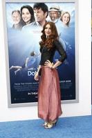 LOS ANGELES, SEP 17 - Juliana Harkavy arrives at the Warner Bros World Premiere of Dolphin Tale at The Regency Village Theater on September 17, 2011 in Westwood, CA photo