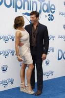 LOS ANGELES, SEP 17 - Jill Goodacre, Harry Connick, Jr arrives at the Warner Bros World Premiere of Dolphin Tale at The Regency Village Theater on September 17, 2011 in Westwood, CA photo