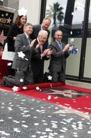 LOS ANGELES, DEC 11 - Don Mischer, Chamber officials, councilmen at the Don Mischer Star on the Hollywood Walk of Fame at the Hollywood Boulevard on December 11, 2014 in Los Angeles, CA photo