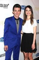 LOS ANGELES, APR 17 - Drake Bell, Miranda Cosgrove at the Drake Bell s Album Release Party for Ready, Set, Go at Mixology on April 17, 2014 in Los Angeles, CA photo