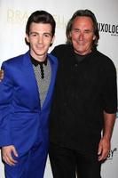 LOS ANGELES, APR 17 - Drake Bell, father Joe Bell at the Drake Bell s Album Release Party for Ready, Set, Go at Mixology on April 17, 2014 in Los Angeles, CA photo