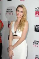 LOS ANGELES, OCT 7 - Emma Roberts at the American Horror Story Coven Red Carpet Event at Pacific Design Center on October 7, 2013 in West Hollywood, CA photo