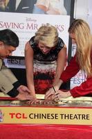 LOS ANGELES, NOV 7 - Emma Thompson at the Emma Thompson Hand and Footprint Ceremony at TCL Chinese Theater on November 7, 2013 in Los Angeles, CA photo