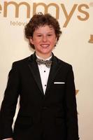 los angeles, 18 de septiembre - nolan gould llegando a la 63ª entrega de premios emmy en horario estelar en el nokia theater el 18 de septiembre de 2011 en los angeles, ca foto