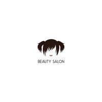 vector de logotipo de estilo de cabello de belleza