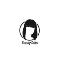 vector de logotipo de estilo de cabello de belleza