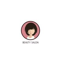 vector de logotipo de estilo de cabello de belleza