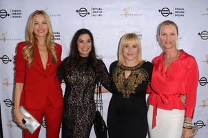 LOS ANGELES, AUG 26 - Petra Nemcova, Kamala Lopez, Patricia Arquette, Nicolette Sheridan at the Equal Means Equal Special Screening at the Laemmle s Music Hall on August 26, 2016 in Beverly Hills, CA photo