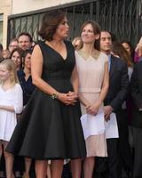 LOS ANGELES, NOV 8 - Mariska Hargitay, Hilary Swank at the Mariska Hargitay Hollywood Walk of Fame Star Ceremony at Hollywood Blvd on November 8, 2013 in Los Angeles, CA photo