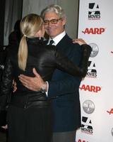 LOS ANGELES, FEB 6 - Sharon Stone, Michael Nouri arrives at the AARP s 11th Annual Movies For Gownups Awards at Beverly Wilshire Hotel on February 6, 2012 in Beverly Hills, CA photo