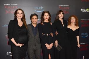 LOS ANGELES, DEC 1 - Saffron Burrows, Gael Garcia Bernal, Lola Kirke, Monica Bellucci, Bernadette Peters at the Mozart In The Jungle Special Screening and Concert at The Grove on December 1, 2016 in Los Angeles, CA photo