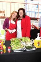 LOS ANGELES, NOV 30 - Marlee Matlin, Ann Lopez at the Hollywood Chamber Of Commerce 17th Annual Police And Fire BBQ at Wilcox Station on November 30, 2011 in Los Angeles, CA photo