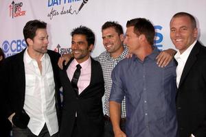 LOS ANGELES, OCT 8 - Michael Muhney, Ignacio Serricchio, Joshua Morrow, Steve Burton, Sean Carrigan at the CBS Daytime After Dark Event at Comedy Store on October 8, 2013 in West Hollywood, CA photo