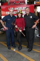 LOS ANGELES, NOV 30 - Kate Linder at the Hollywood Chamber Of Commerce 17th Annual Police And Fire BBQ at Wilcox Station on November 30, 2011 in Los Angeles, CA photo