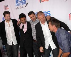 LOS ANGELES, OCT 8 - Michael Muhney, Ignacio Serricchio, Joshua Morrow, Sean Carrigan, Steve Burton at the CBS Daytime After Dark Event at Comedy Store on October 8, 2013 in West Hollywood, CA photo