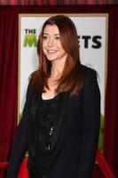 LOS ANGELES, NOV 12 - Alyson Hannigan arrives at the Muppets World Premiere at El Capitan Theater on November 12, 2011 in Los Angeles, CA photo