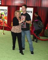 LOS ANGELES, NOV 12 - Nancy Grace, Tristan MacManus arrives at the Muppets World Premiere at El Capitan Theater on November 12, 2011 in Los Angeles, CA photo