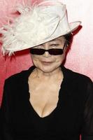 LOS ANGELES, FEB 10 - Yoko Ono arrives at the 2012 MusiCares Gala honoring Paul McCartney at LA Convention Center on February 10, 2012 in Los Angeles, CA photo