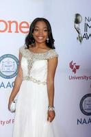 los angeles, 6 de febrero - ajae ashley jackson en el 46th naacp image awards llegadas a un centro de convenciones de pasadena el 6 de febrero de 2015 en pasadena, ca foto