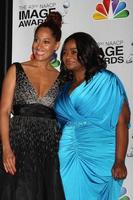 LOS ANGELES, FEB 17 - Tracee Ellis Ross, Octavia Spencer in the Press Room of the 43rd NAACP Image Awards at the Shrine Auditorium on February 17, 2012 in Los Angeles, CA photo