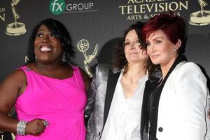 LOS ANGELES, JUN 22 - Sheryl Underwood, Sara Gilbert, Sharon Osbourne at the 2014 Daytime Emmy Awards Arrivals at the Beverly Hilton Hotel on June 22, 2014 in Beverly Hills, CA photo