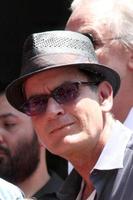 LOS ANGELES, JUL 9 - Charlie Sheen at the Hollywood Walk of Fame Ceremony for Slash at Hard Rock Cafe at Hollywood and Highland on July 9, 2012 in Los Angeles, CA photo