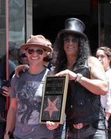 LOS ANGELES, JUL 9 - Clifton Collins Jr , Slash at the Hollywood Walk of Fame Ceremony for Slash at Hard Rock Cafe at Hollywood and Highland on July 9, 2012 in Los Angeles, CA photo