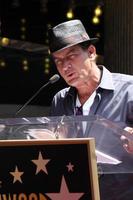 LOS ANGELES, JUL 9 - Charlie Sheen at the Hollywood Walk of Fame Ceremony for Slash at Hard Rock Cafe at Hollywood and Highland on July 9, 2012 in Los Angeles, CA photo