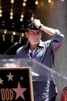 LOS ANGELES, JUL 9 - Charlie Sheen at the Hollywood Walk of Fame Ceremony for Slash at Hard Rock Cafe at Hollywood and Highland on July 9, 2012 in Los Angeles, CA photo