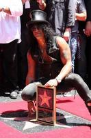 LOS ANGELES, JUL 9 - Slash at the Hollywood Walk of Fame Ceremony for Slash at Hard Rock Cafe at Hollywood and Highland on July 9, 2012 in Los Angeles, CA photo