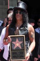 LOS ANGELES, JUL 9 - Slash at the Hollywood Walk of Fame Ceremony for Slash at Hard Rock Cafe at Hollywood and Highland on July 9, 2012 in Los Angeles, CA photo