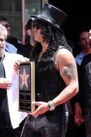 LOS ANGELES, JUL 9 - Slash at the Hollywood Walk of Fame Ceremony for Slash at Hard Rock Cafe at Hollywood and Highland on July 9, 2012 in Los Angeles, CA photo