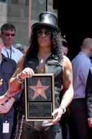 LOS ANGELES, JUL 9 - Slash at the Hollywood Walk of Fame Ceremony for Slash at Hard Rock Cafe at Hollywood and Highland on July 9, 2012 in Los Angeles, CA photo