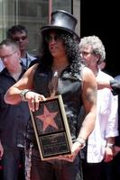 LOS ANGELES, JUL 9 - Slash at the Hollywood Walk of Fame Ceremony for Slash at Hard Rock Cafe at Hollywood and Highland on July 9, 2012 in Los Angeles, CA photo