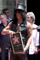 LOS ANGELES, JUL 9 - Slash at the Hollywood Walk of Fame Ceremony for Slash at Hard Rock Cafe at Hollywood and Highland on July 9, 2012 in Los Angeles, CA photo