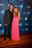 LOS ANGELES, APR 20 - Freddie Smith, Kate Mansi arrives at the 2013 GLAAD Media Awards at the JW Marriott on April 20, 2013 in Los Angeles, CA photo