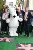 LOS ANGELES, NOV 2 - Paul Feig, Jean Schultz, Snoopy, Craig Schultz, Steve Martino at the Snoopy Hollywood Walk of Fame Ceremony at the Hollywood Walk of Fame on November 2, 2015 in Los Angeles, CA photo