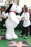 LOS ANGELES, NOV 2 - Snoopy, Ana Martinez at the Snoopy Hollywood Walk of Fame Ceremony at the Hollywood Walk of Fame on November 2, 2015 in Los Angeles, CA photo