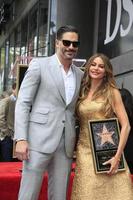 LOS ANGELES, MAY 7 - Joe Manganiello, Sofia Vergara at the Sofia Vergara Hollywood Walk of Fame Ceremony at the Hollywood Blvd on May 7, 2015 in Los Angeles, CA photo