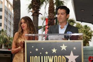 LOS ANGELES, MAY 7 - Sofia Vergara, Manolo Gonzalez-Ripoll Vergara at the Sofia Vergara Hollywood Walk of Fame Ceremony at the Hollywood Blvd on May 7, 2015 in Los Angeles, CA photo