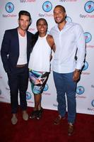 vLOS ANGELES, JUN 30 - Nick Hounslow, Nichelle Hines, Aaron Hines at the SpyChatter Launch Event at the The Argyle on June 30, 2015 in Los Angeles, CA photo