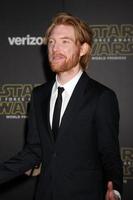 LOS ANGELES, DEC 14 - Domhnall Gleeson at the Star Wars - The Force Awakens World Premiere at the Hollywood and Highland on December 14, 2015 in Los Angeles, CA photo