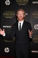 LOS ANGELES, DEC 14 - Domhnall Gleeson at the Star Wars - The Force Awakens World Premiere at the Hollywood and Highland on December 14, 2015 in Los Angeles, CA photo