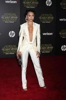 LOS ANGELES, DEC 14 - Karrueche Tran at the Star Wars - The Force Awakens World Premiere at the Hollywood and Highland on December 14, 2015 in Los Angeles, CA photo