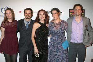 LOS ANGELES, FEB 28 - Carly Ritter, Jason Ritter, Amy Yasbeck, Melanie Lynskey, Tyler Ritter at the Style Hollywood Viewing Party 2016 at the Hollywood Museum on February 28, 2016 in Los Angeles, CA photo