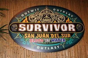 LOS ANGELES, DEC 17 - Survivor San Juan Del Sur Emblem at the Survivor - San Juan Del Sur Finale at the CBS Television City on December 17, 2014 in Los Angeles, CA photo