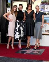 LOS ANGELES, NOV 8 - Hilary Swank, Debra Messing, Mariska Hargitay, Maria Bello at the Mariska Hargitay Hollywood Walk of Fame Star Ceremony at Hollywood Blvd on November 8, 2013 in Los Angeles, CA photo